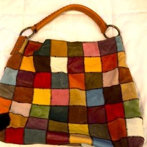 Lucky Brand Hobo Bag- Suede and Leather